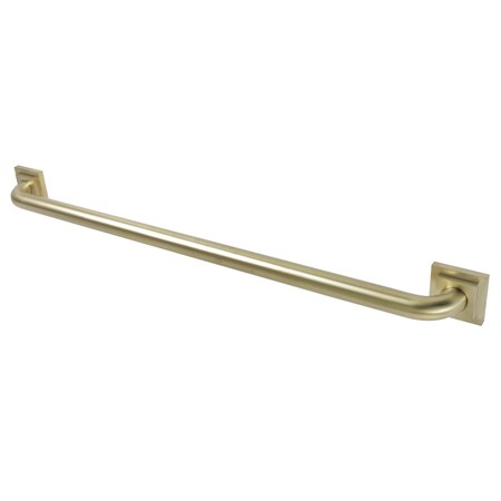Claremont Contemporary Grab Bar, 34-13/16" L, Brass, Brushed Brass DR614327